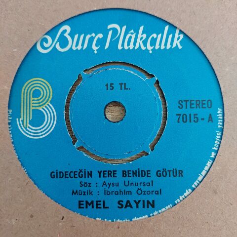 EMEL SAYIN - HER ŞEY BİTMİŞTİR DEME 45LİK PLAK