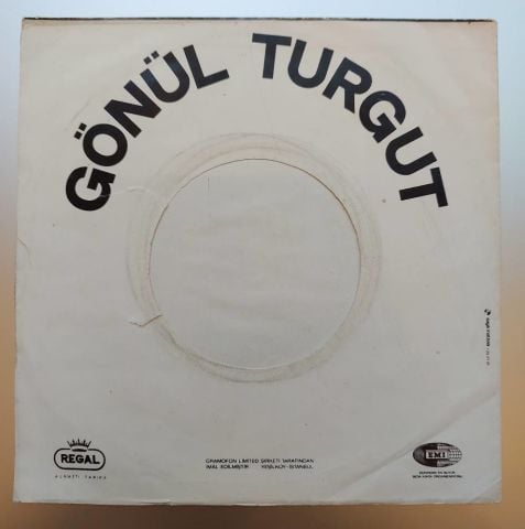 Gönül Turgut – Hatıralar Geçer / Vaz Geçtim Bu Akşam 45LİK PLAK