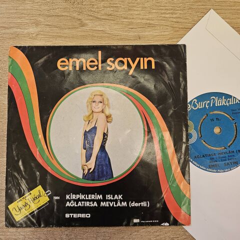 Emel Sayın – Kirpiklerim Islak / Ağlatırsa Mevlam 45LİK PLAK