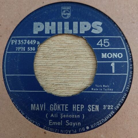 EMEL SAYIN - BEKLEYECEĞİM 45LİK PLAK