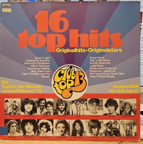 Various – 16 Top Hits - Die Tophits Der Monate Januar/Februar '79 LP PLAK