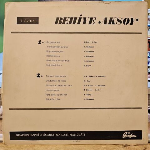 Behiye Aksoy – Behiye Aksoy LP PLAK