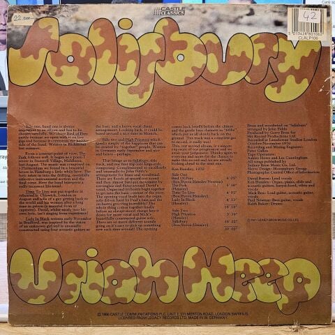 Uriah Heep – Salisbury LP PLAK