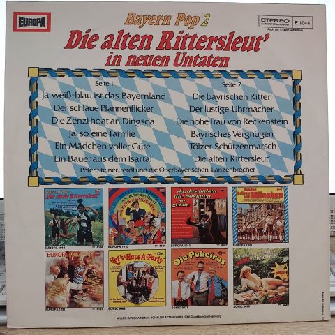 Peter Steiner, Ferdl Und Die Oberbayerischen Lanzenbrecher* – Bayern Pop 2: Die Alten Rittersleut' In Neuen Untaten LP PLAK