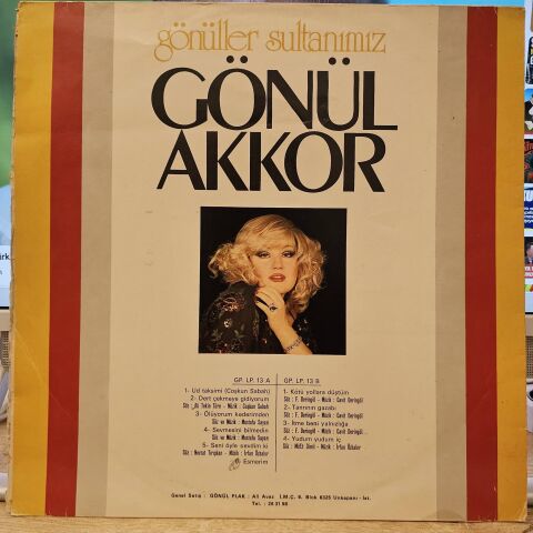 Gönül Akkor – Gönül Akkor 1979-1 (Gönüller Sultanımız) LP PLAK