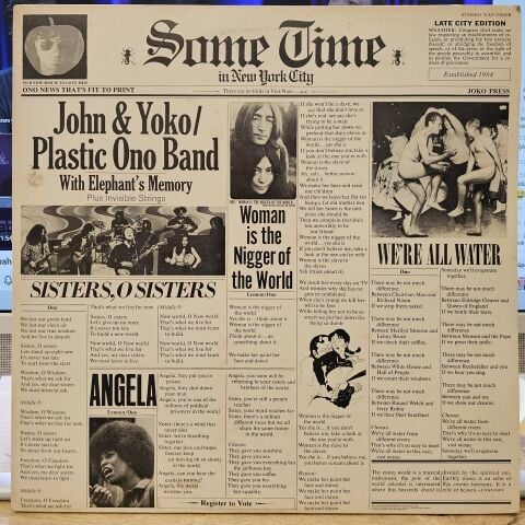 John & Yoko / Plastic Ono Band With Elephant's Memory And Invisible Strings – Some Time In New York City LP PLAK