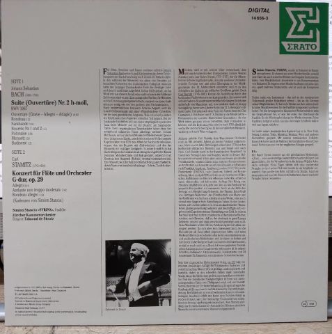 Simion Stanciu ''Syrinx''*, J.S. Bach*, C. Stamitz* - Zürcher LP PLAK