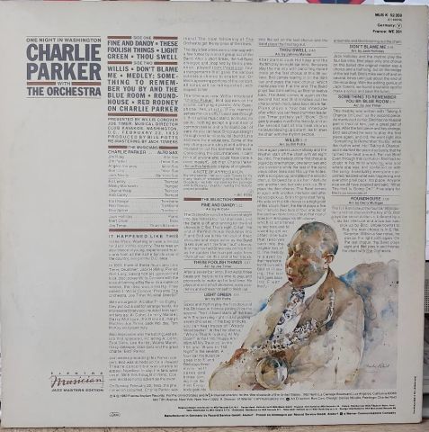 Charlie Parker With The Orchestra (4) – One Night In Washington LP PLAK