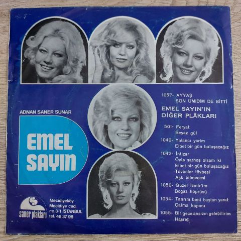 EMEL SAYIN - AYYAŞ 45LİK PLAK
