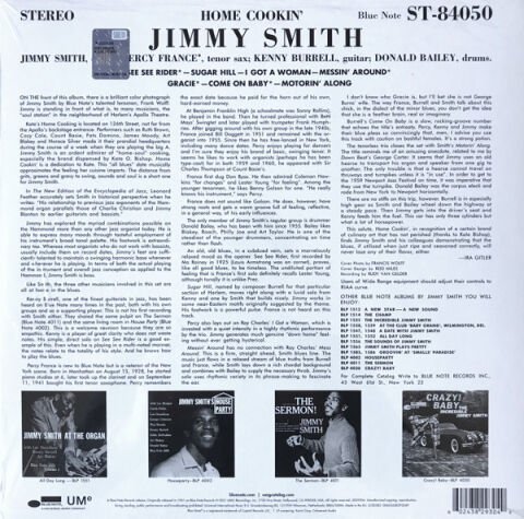The Incredible Jimmy Smith – Home Cookin' LP PLAK