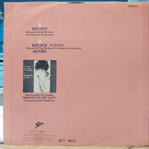 Miami Sound Machine – Bad Boy (Shep Pettibone Remix) LP PLAK