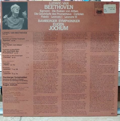 Ludwig van Beethoven, Bamberger Symphoniker, Eugen Jochum – Ouvertüren LP PLAK