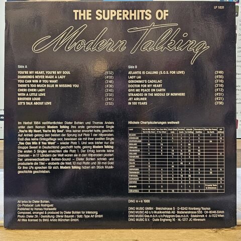 Modern Talking – Best Of (16 Superhits. The Superhits Of Modern Talking) LP PLAK