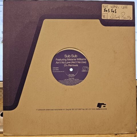 Sub Sub Featuring Melanie Williams – Ain't No Love (Ain't No Use) (On Remixes) LP PLAK