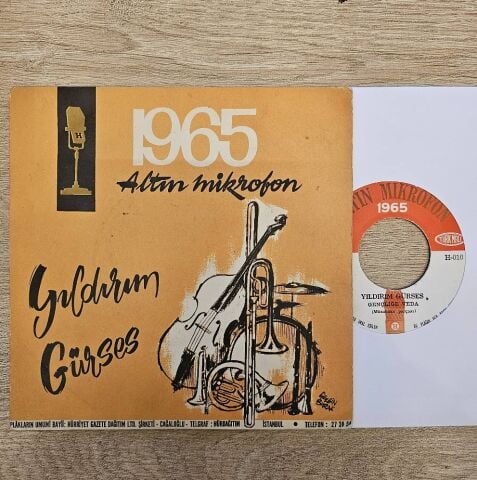 Yıldırım Gürses – Gençliğe Veda / Canım İstanbul 45LİK PLAK