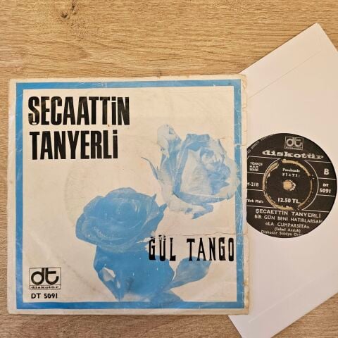 Şecaattin Tanyerli – Gül Tango 45LİK PLAK