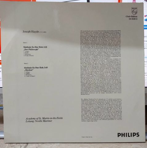 Haydn, Academy Of St. Martin-In-The-Fields LP PLAK