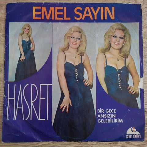 EMEL SAYIN - BİR GECE ANSIZIN GELEBİLİRİM 45LİK PLAK