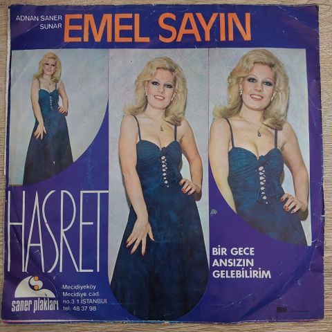 EMEL SAYIN - BİR GECE ANSIZIN GELEBİLİRİM 45LİK PLAK