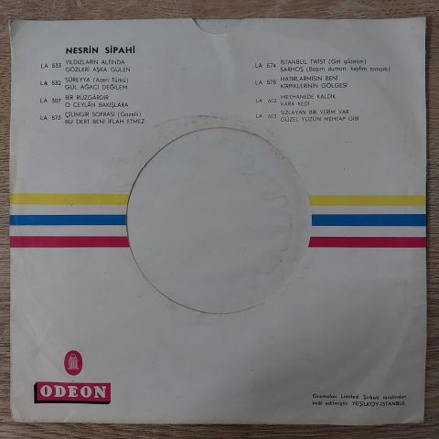 Nesrin Sipahi – Kanaryam / Her Yer Karanlık (Makber) 45LİK PLAK