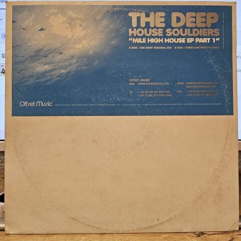 The Deep House Souldiers – Mile High House EP Part 1 LP PLAK