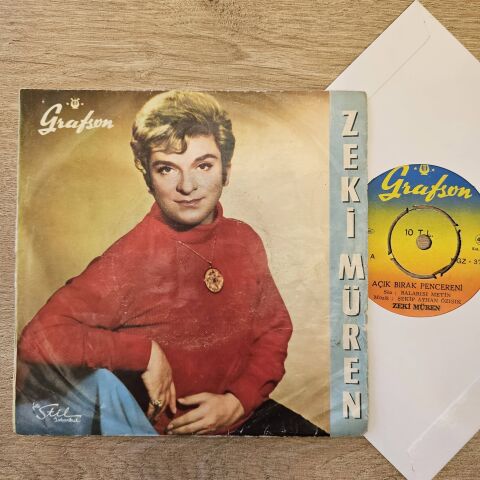 Zeki Müren – Açık Bırak Pencereni / Zalimin Zulmü 45LİK PLAK