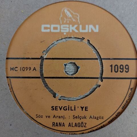 Rana Alagöz – Sevgiliye / Herşey Bitmiştir Artık 45LİK PLAK