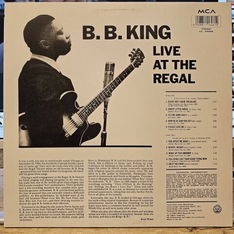 B.B. King – Live At The Regal LP PLAK