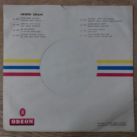 Nesrin Sipahi – Ellerim Böyle Boş Mu Kalacaktı / Böyle Mi Olacaktı Bu Aşkın Hikayesi 45LİK PLAK...