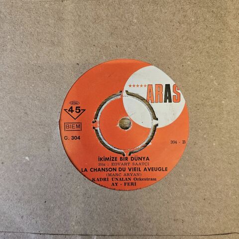 AYFERİ - İKİMİZE BİR DÜNYA 45LİK PLAK