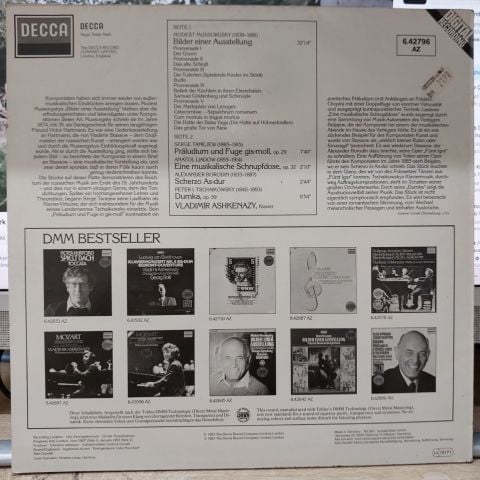 Mussorgsky - Ashkenazy – Bilder Einer Ausstellung LP PLAK