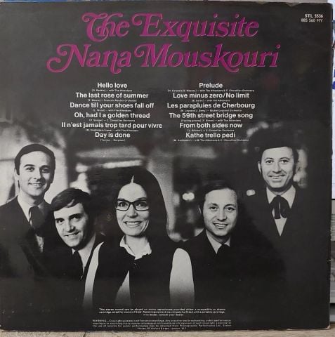 Nana Mouskouri – The Exquisite Nana Mouskouri