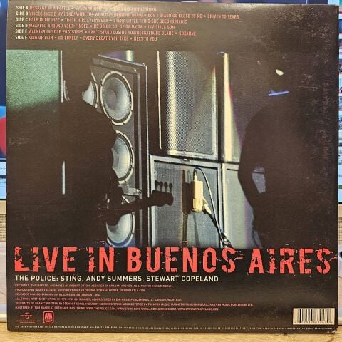 The Police – Certifiable (Live In Buenos Aires) LP PLAK