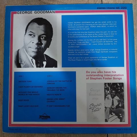 George Goodman – He's Got The Whole World In His Hands LP PLAK