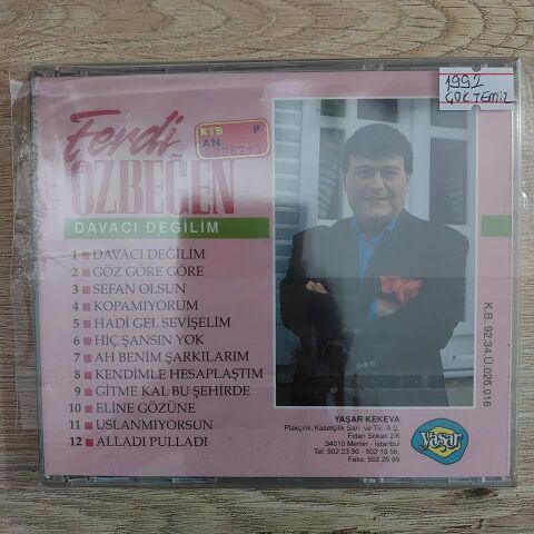 FERDİ ÖZBEĞEN - DAVACI DEĞİLİM CD