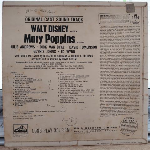 Julie Andrews – Mary Poppins LP PLAK