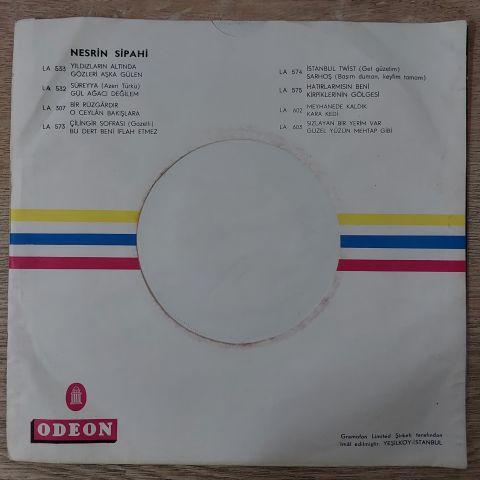 Nesrin Sipahi – Son Yaprak / Hayat Tatlı Bir Rüya 45LİK PLAK