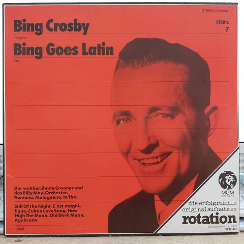 Bing Crosby – Bing Goes Latin LP PLAK