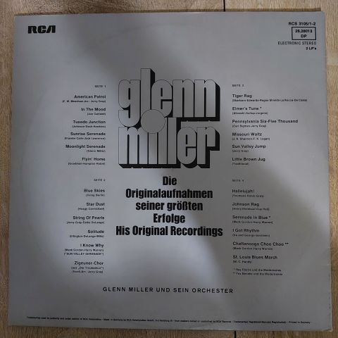 Glenn Miller – The Original Recordings Of His Greatest Hits LP PLAK