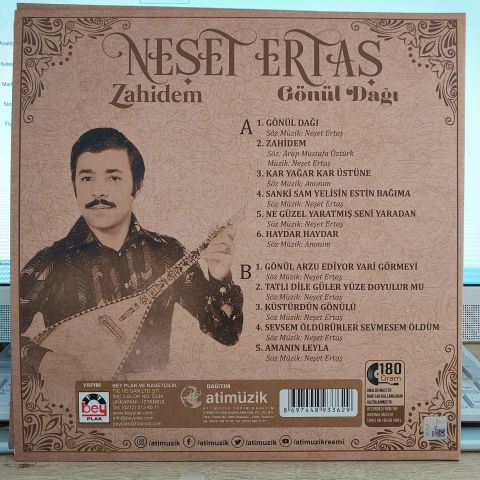 NEŞET ERTAŞ - ZAHİDEM GÖNÜL DAĞI LP PLAK