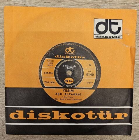 Yeşim – Aşk Alfabesi / Olmaz Böyle Şey 45LİK PLAK