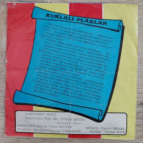 NURAN ŞENER - NASREDDİN HOCA 45LİK PLAK
