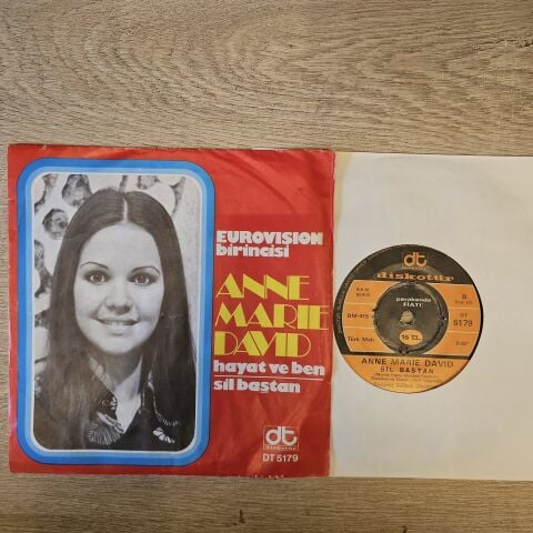 Anne Marie David – Hayat Ve Ben / Sil Baştan 45LİK PLAK