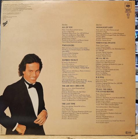 Julio Iglesias – 1100 Bel Air Place LP PLAK