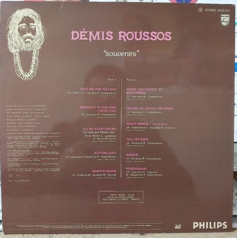 Demis Roussos – Souvenirs LP PLAK