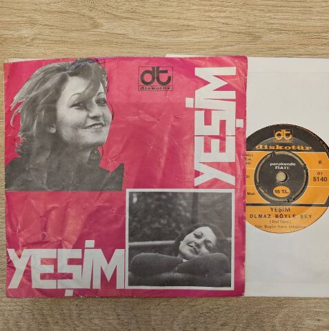 Yeşim – Aşk Alfabesi / Olmaz Böyle Şey 45LİK PLAK