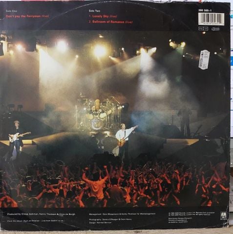 Chris de Burgh – Don't Pay The Ferryman (Live) LP PLAK