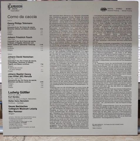 Ludwig Güttler, Neues Bachisches Collegium Musicum Leipzig LP PLAK