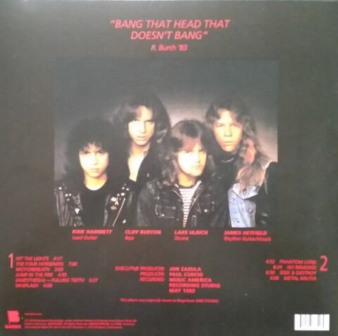 Metallica – Kill 'Em All LP PLAK