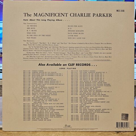 Charlie Parker – The Magnificent Charlie Parker LP PLAK